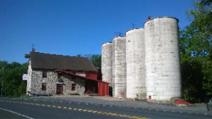 View of Mill and Silos